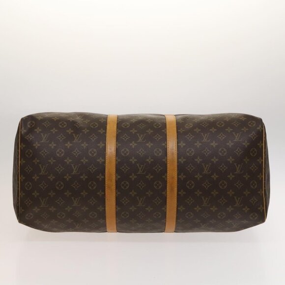 LOUIS VUITTON Monogram Keepall 60 Boston Bag M41422 LV Auth 119529 - Picture 7 of 16